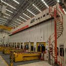 []济南二机产，四点多连杆锻压线6000吨，五机联动。带自.